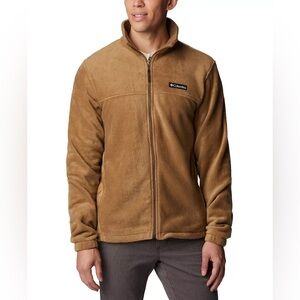 Columbia Mens Steens Mountain Full Zip 2.0 Fleece Jacket Tan Midweight Casual